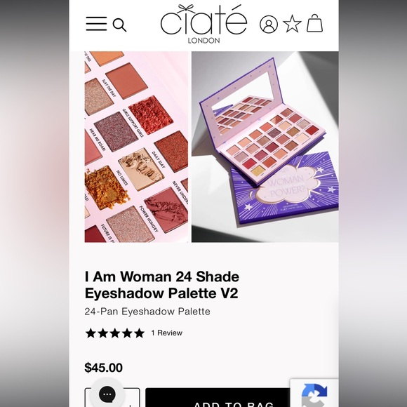 ciaté I Am A Woman 24 piece eyeshadow pallet NIB - Picture 5 of 11